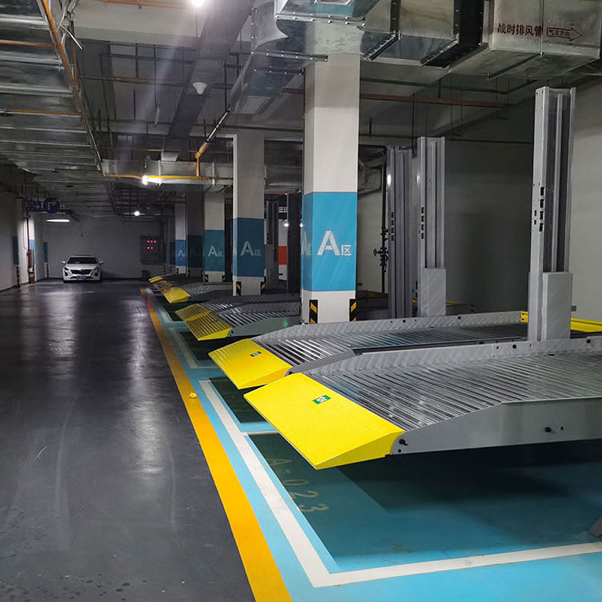 游仙簡易升降式立體車庫停車設(shè)備二手