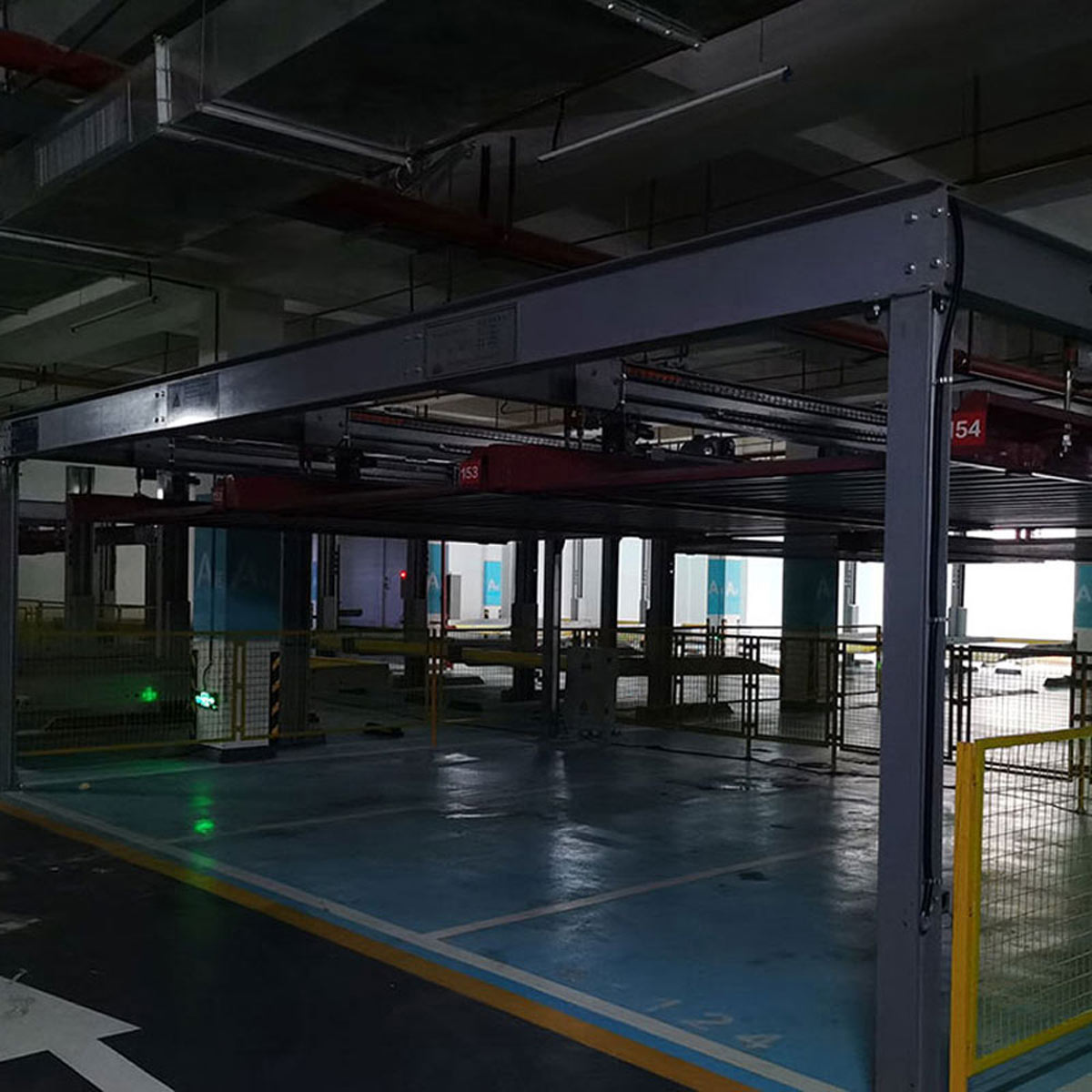 巴中兩層機(jī)械式停車庫改造