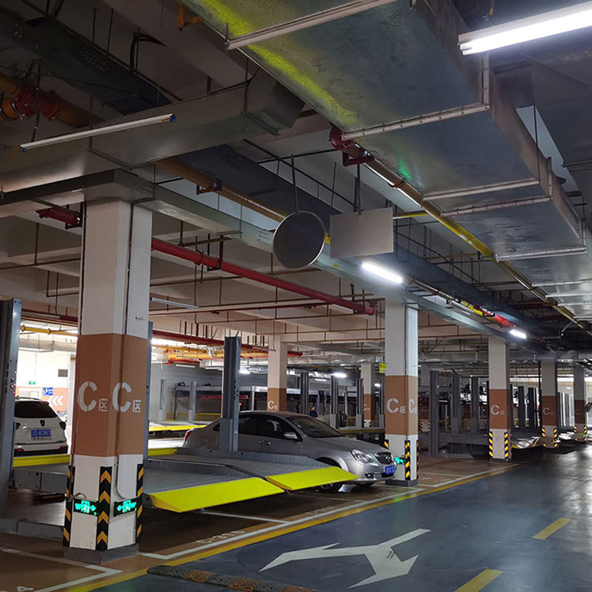 游仙升降橫移式機(jī)械立體停車設(shè)備二手